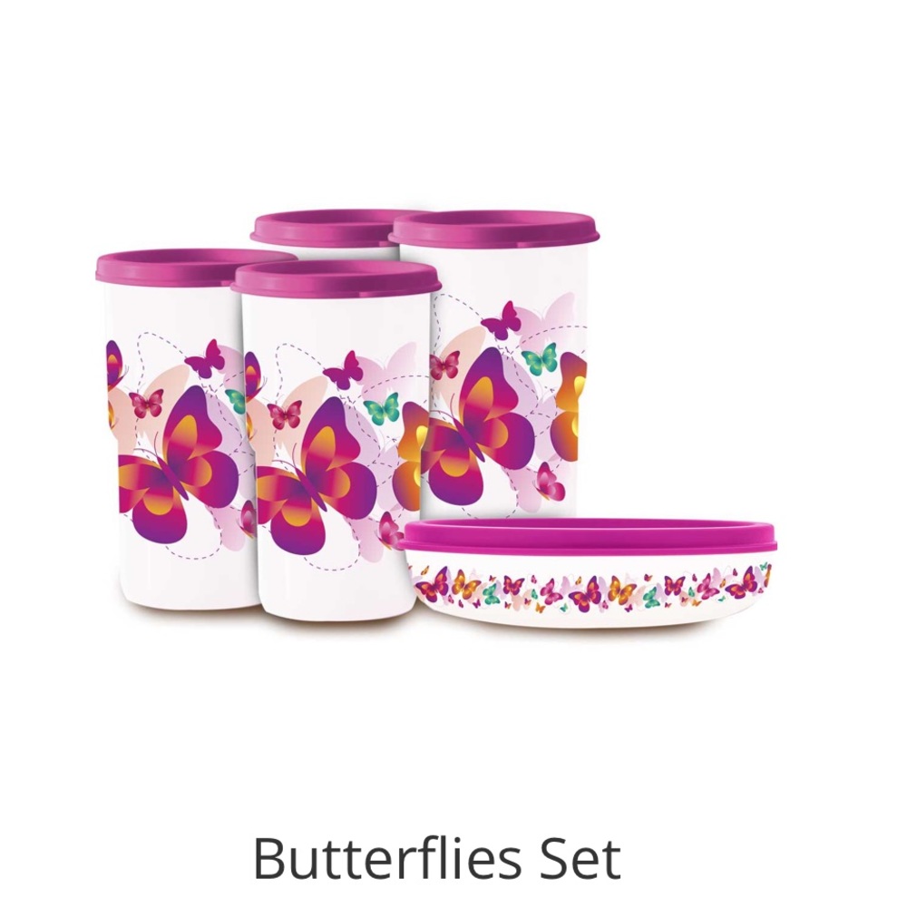 Tupperware Butterfly Set